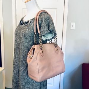 🌹Ports🌹 Dusty Rose and Gold Leather Bag